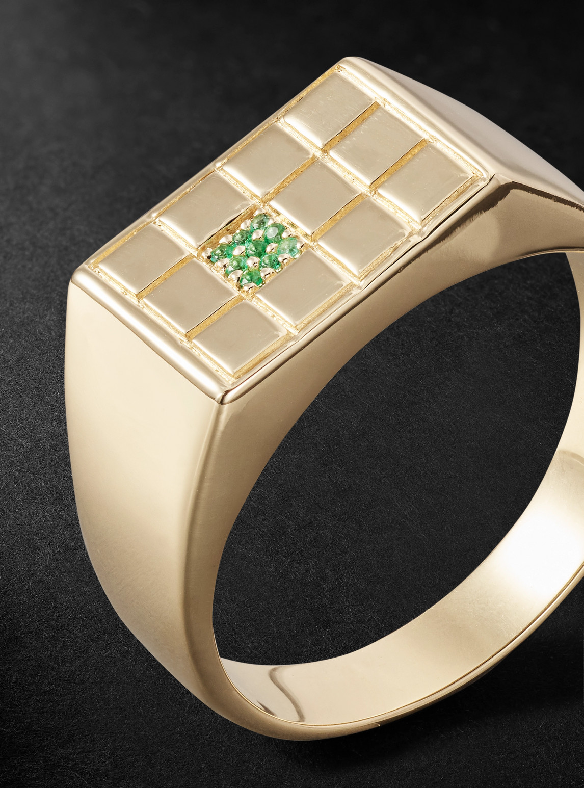 Shop Pattaraphan Chata 14-karat Gold Emerald Ring