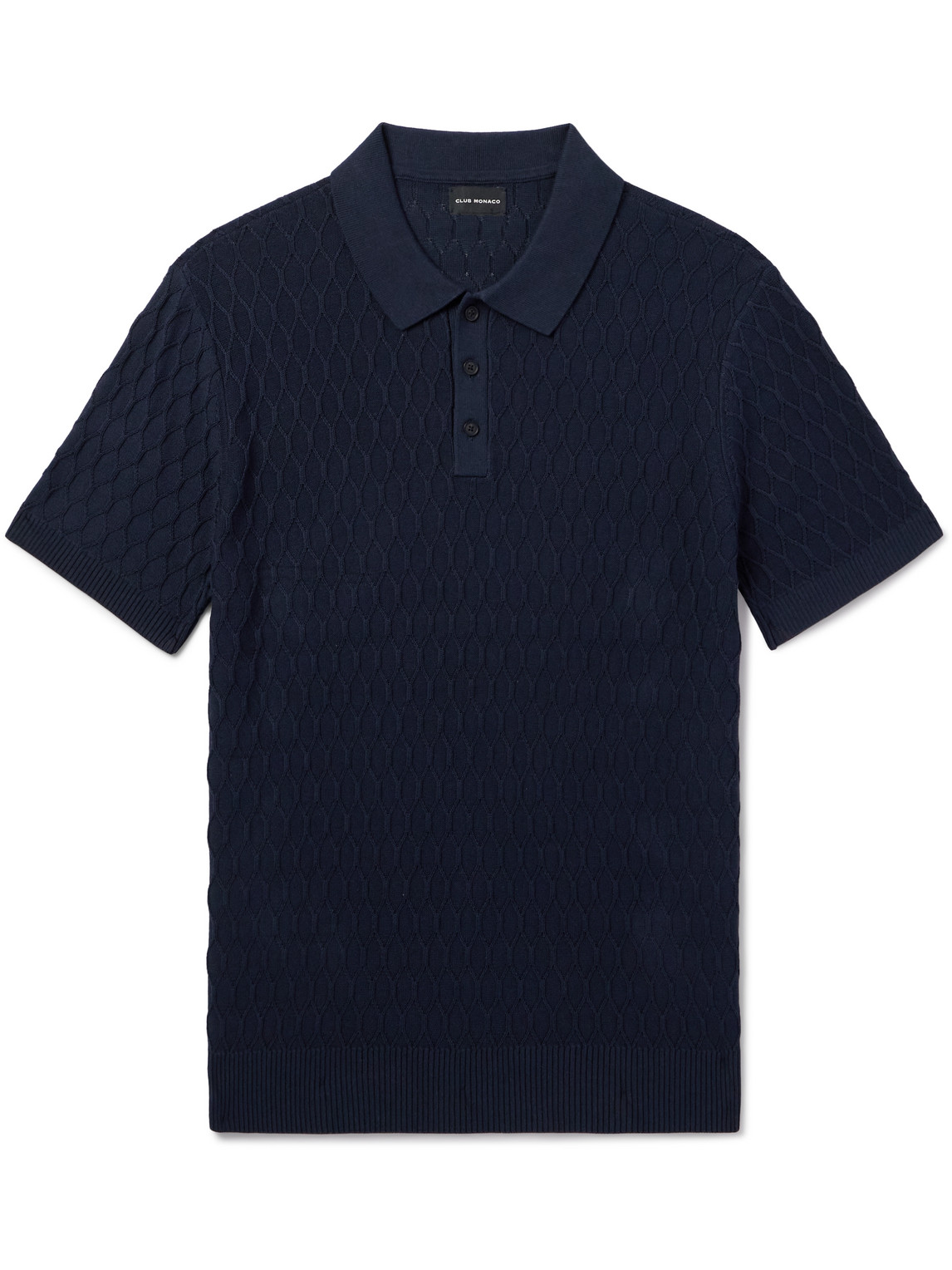 Club Monaco Cotton Polo Shirt In Blue