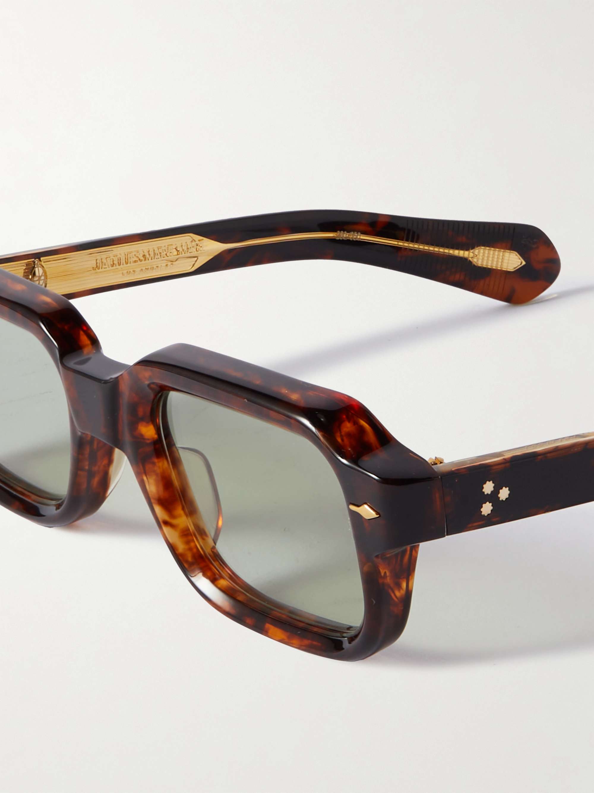 JACQUES MARIE MAGE Sandro Square-Frame Tortoiseshell Acetate Sunglasses for  Men | MR PORTER