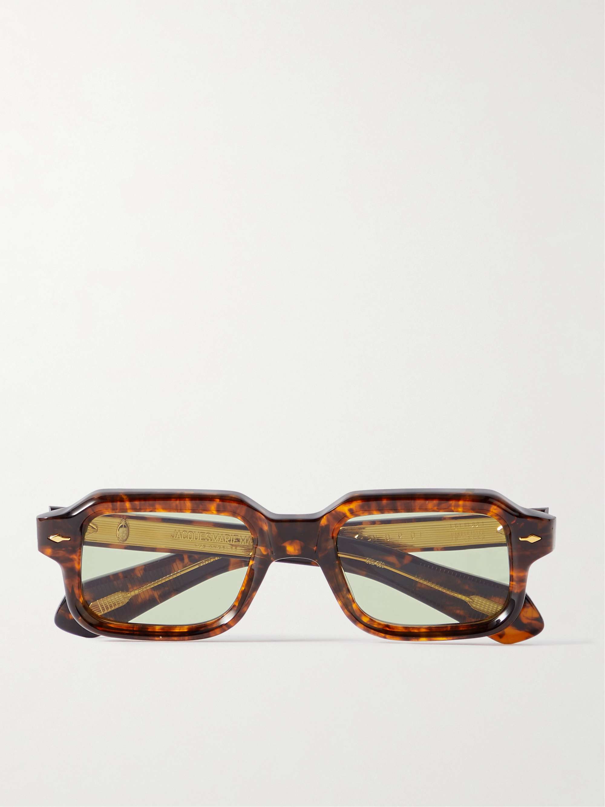 JACQUES MARIE MAGE Sandro Square-Frame Tortoiseshell Acetate Sunglasses for  Men | MR PORTER