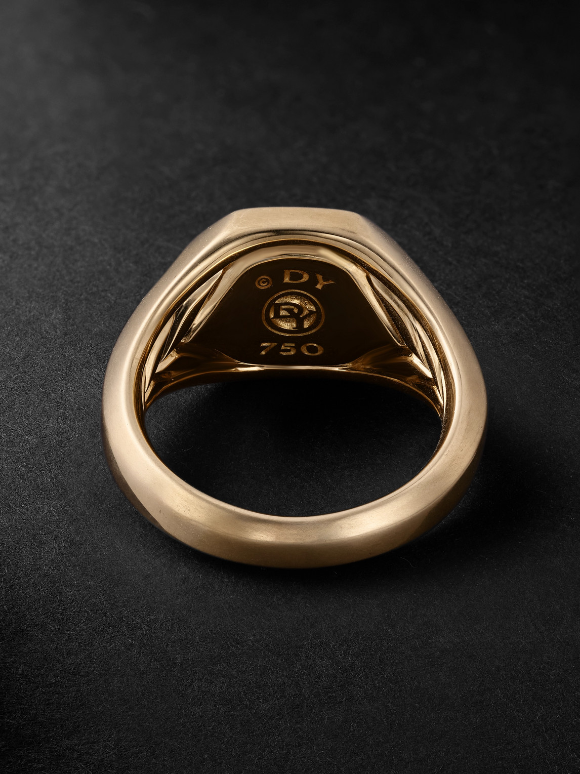 Shop David Yurman Streamline® Gold Tiger's Eye Signet Ring