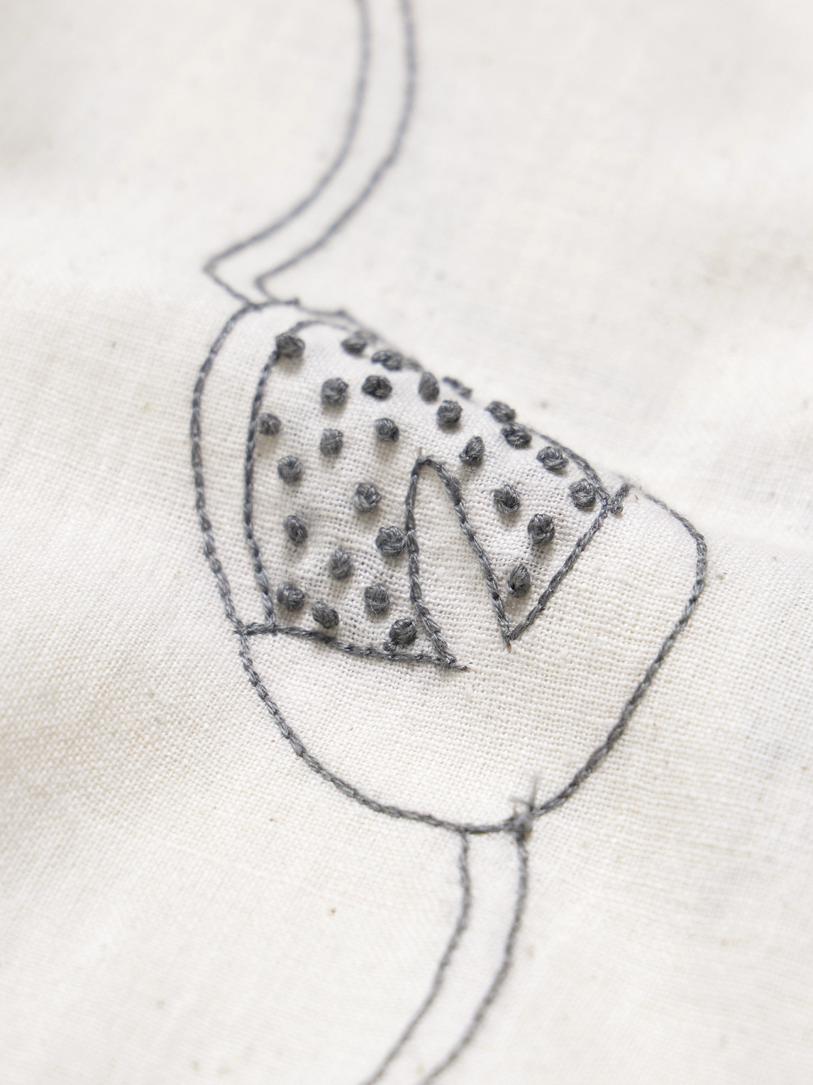 Shop Kardo Ronen Convertible-collar Embroidered Cotton Shirt In White