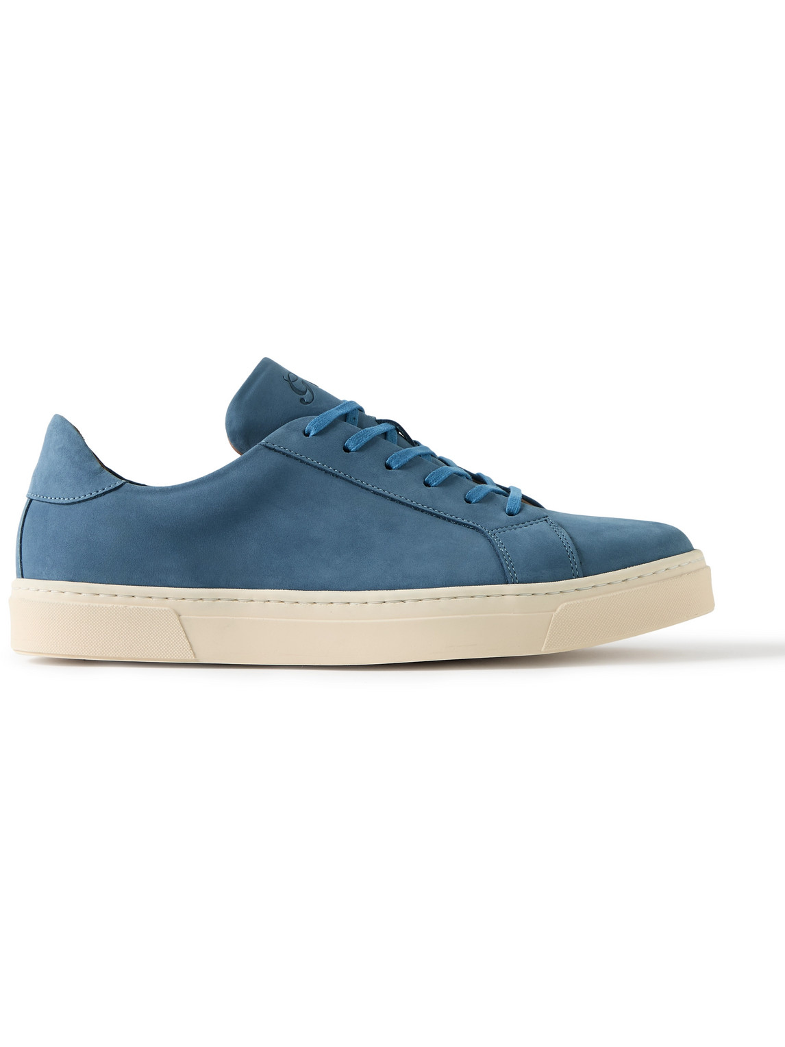 George Cleverley Jack Ii Nubuck Sneakers In Blue
