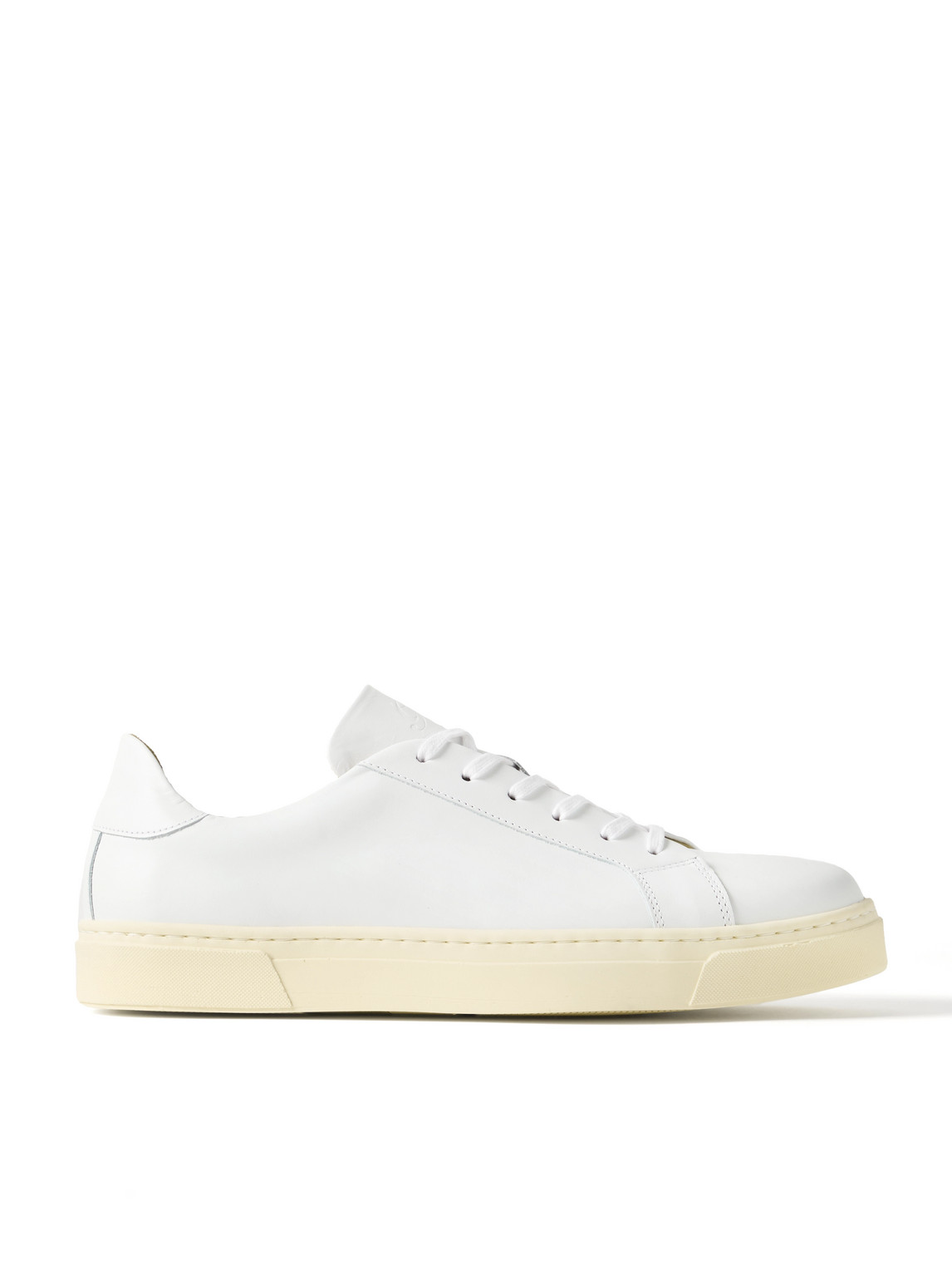 George Cleverley Jack Ii Leather Sneakers In White
