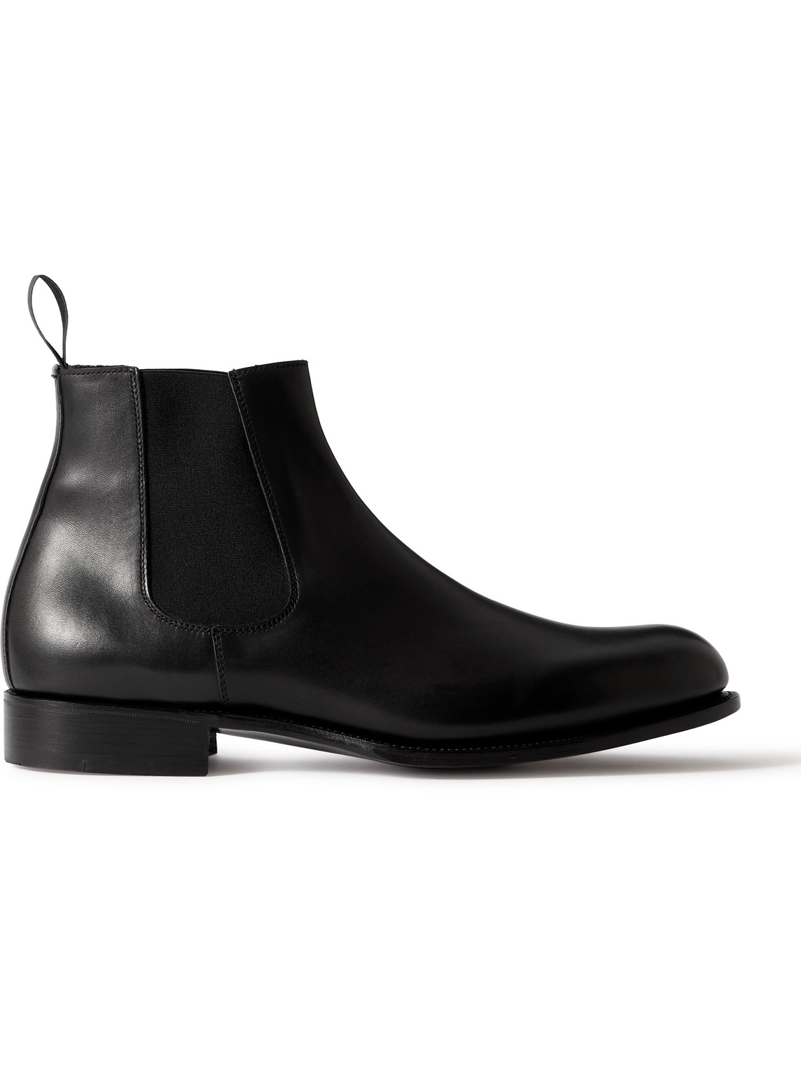 George Cleverley Jason Ii Leather Chelsea Boots In Black