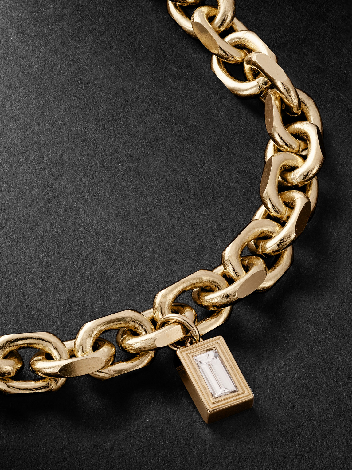 Shop Sydney Evan Gold Diamond Chain Bracelet