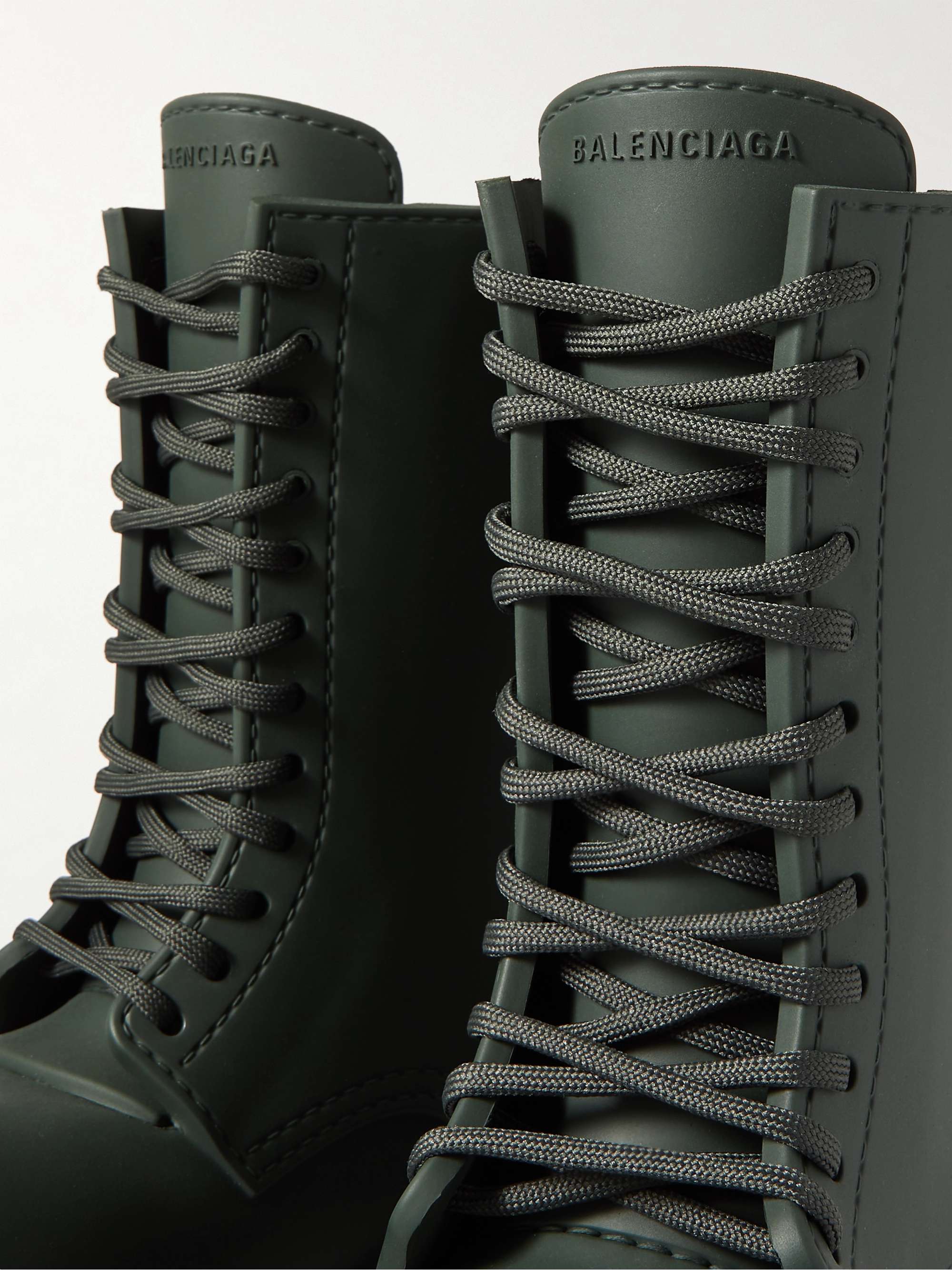 BALENCIAGA Steroid EVA Lace-Up Boots for Men | MR PORTER