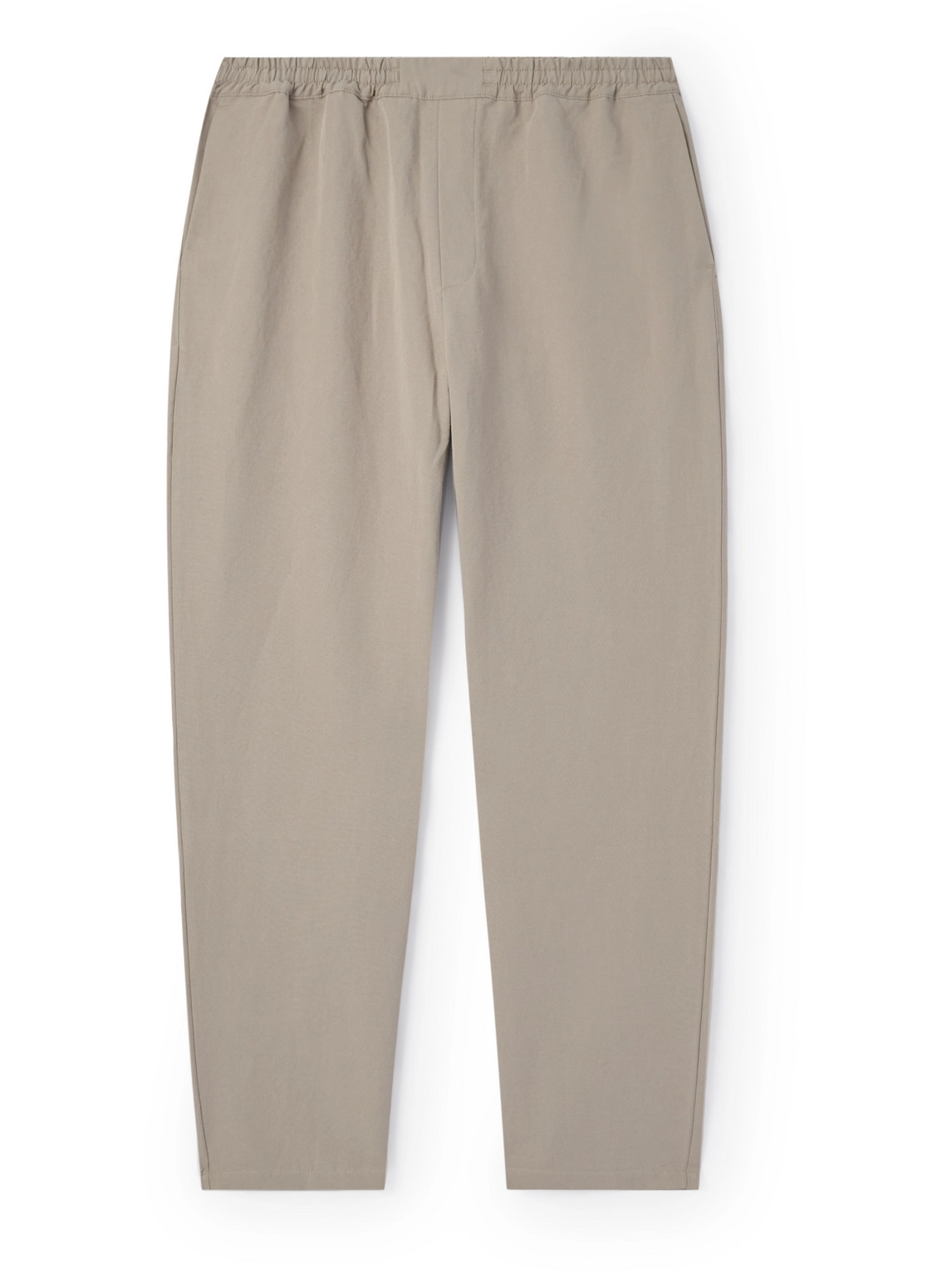 A Kind Of Guise Banasa Straight-leg Cotton And Linen-blend Trousers In Grey