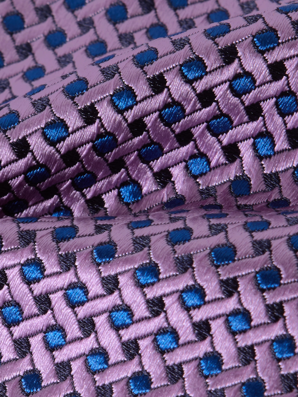 Shop Charvet 8.5cm Silk-jacquard Tie In Purple