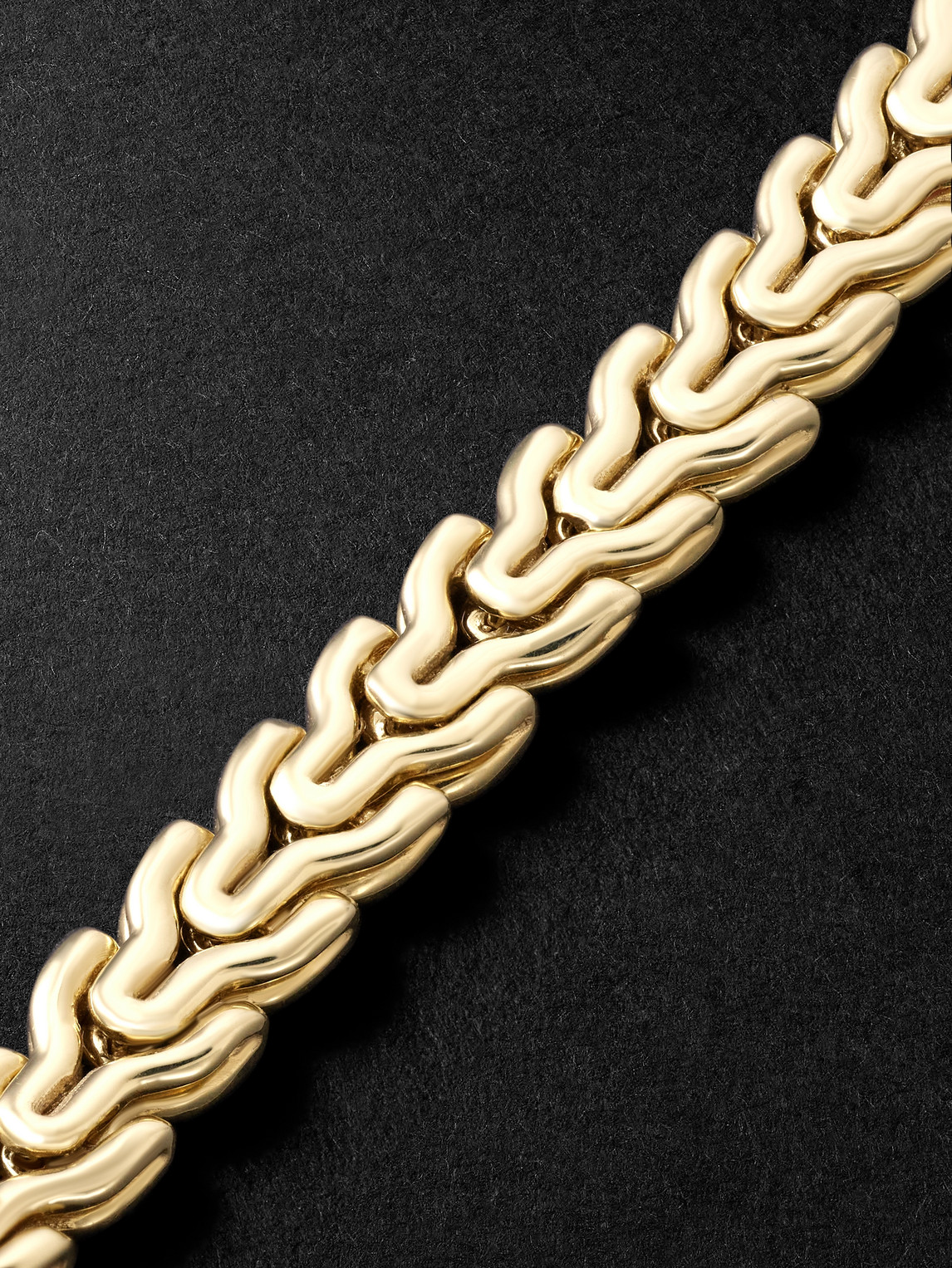 Shop Fernando Jorge Sync 18-karat Gold Chain Bracelet