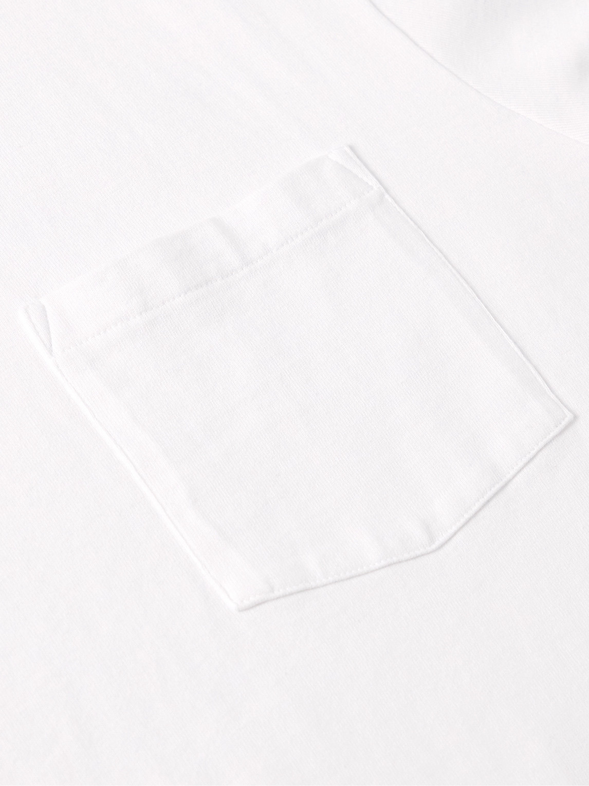 Shop Corridor Garment-dyed Organic Cotton-jersey T-shirt In White