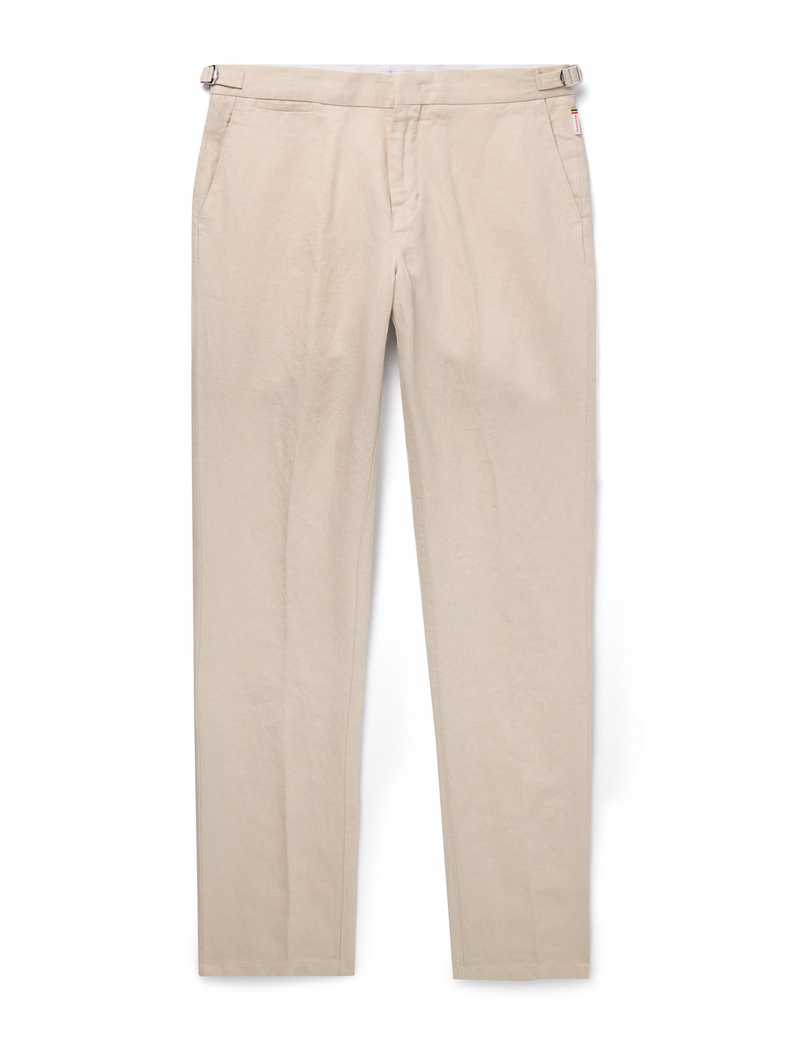 Orlebar Brown Griffon Slim-fit Linen Trousers In Neutrals