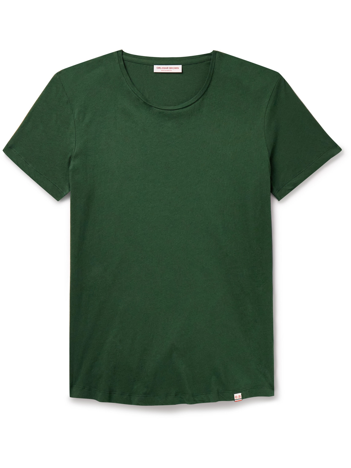Orlebar Brown Ob-t Slim-fit Cotton-jersey T-shirt In Green
