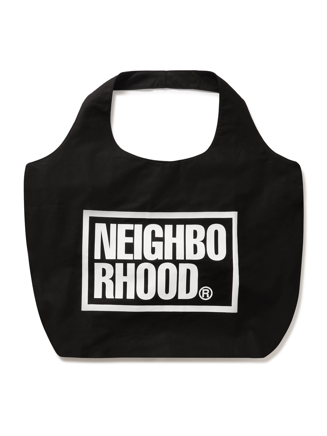 Neighborhood Id Large Logo-print Cotton-twill Tote Bag In Gold