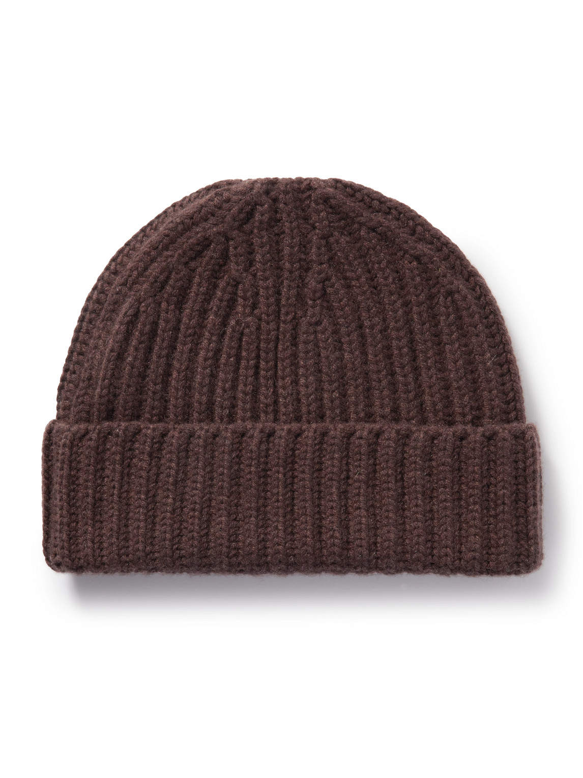 Ssam Ribbed Cashmere Beanie In Brown