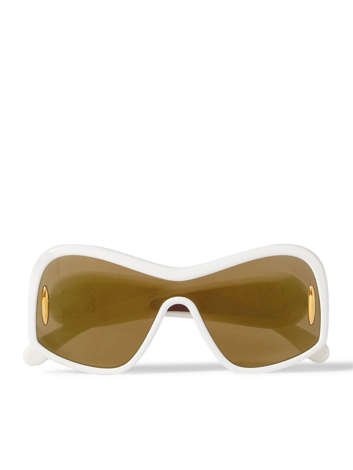 Loewe Wave D-frame Acetate Sunglasses In White