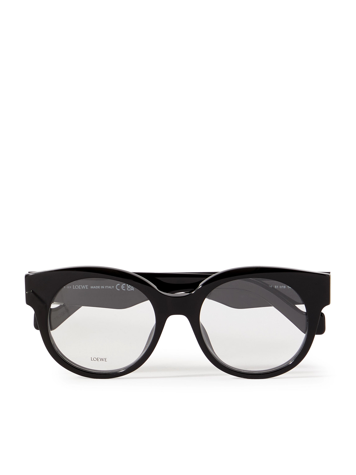 Loewe Round-frame Acetate Optical Glasses In Black