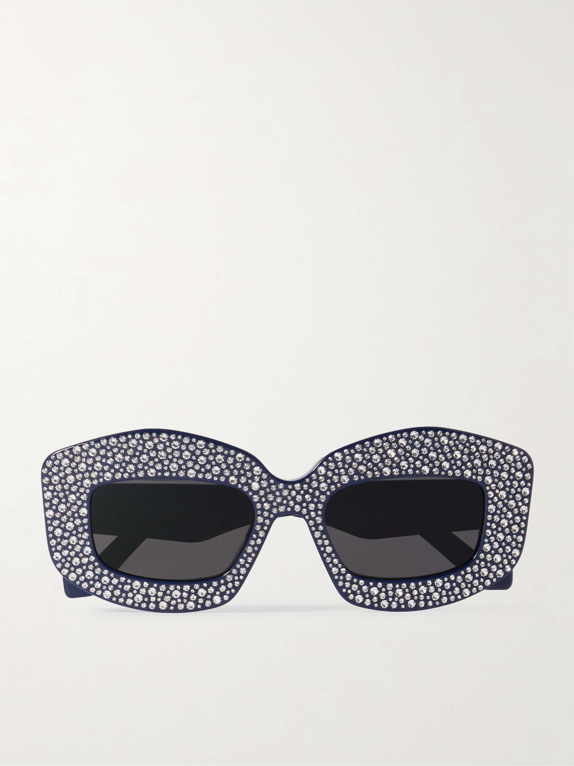 LOEWE EYEWEAR D-Frame Crystal-Embellished Acetate Sunglasses for Men | MR  PORTER