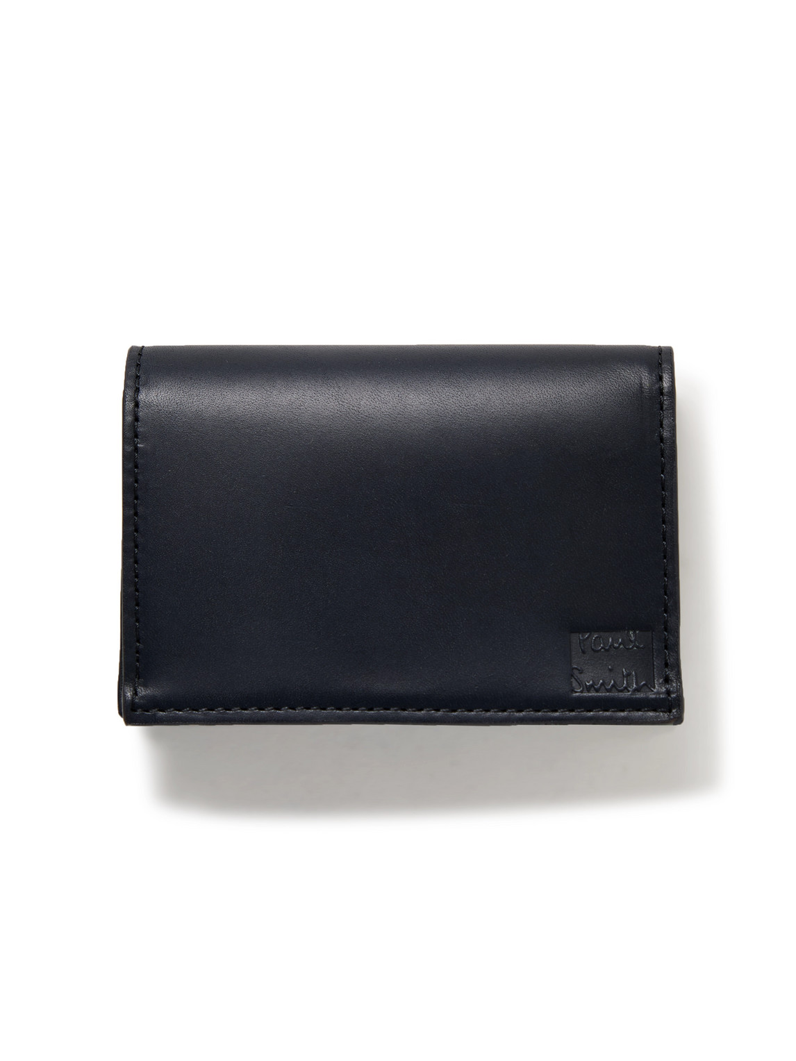 Paul Smith Logo-debossed Leather Cardholder In Black