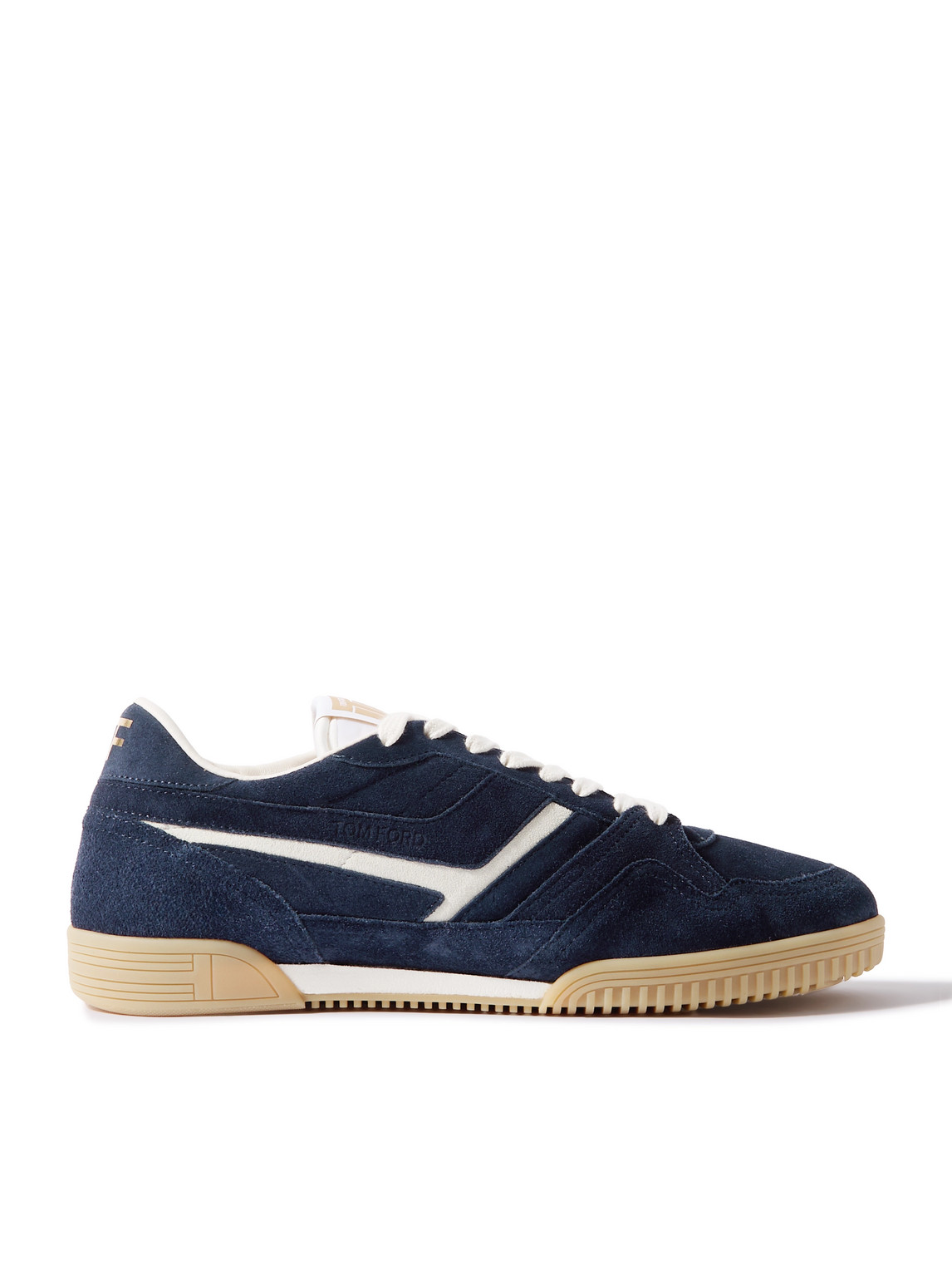 Tom Ford Jackson Suede Sneakers In Blue
