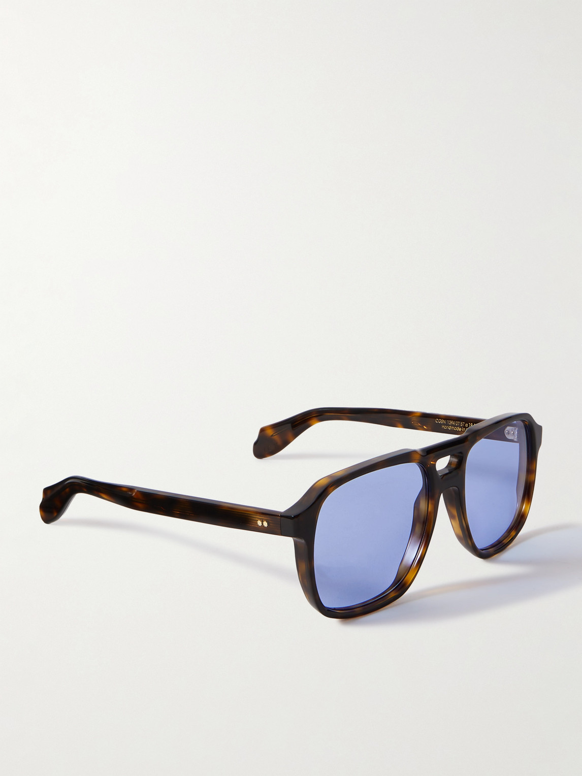 Shop Cutler And Gross Aviator-style Tortoiseshell Acetate Sunglasses In Brown