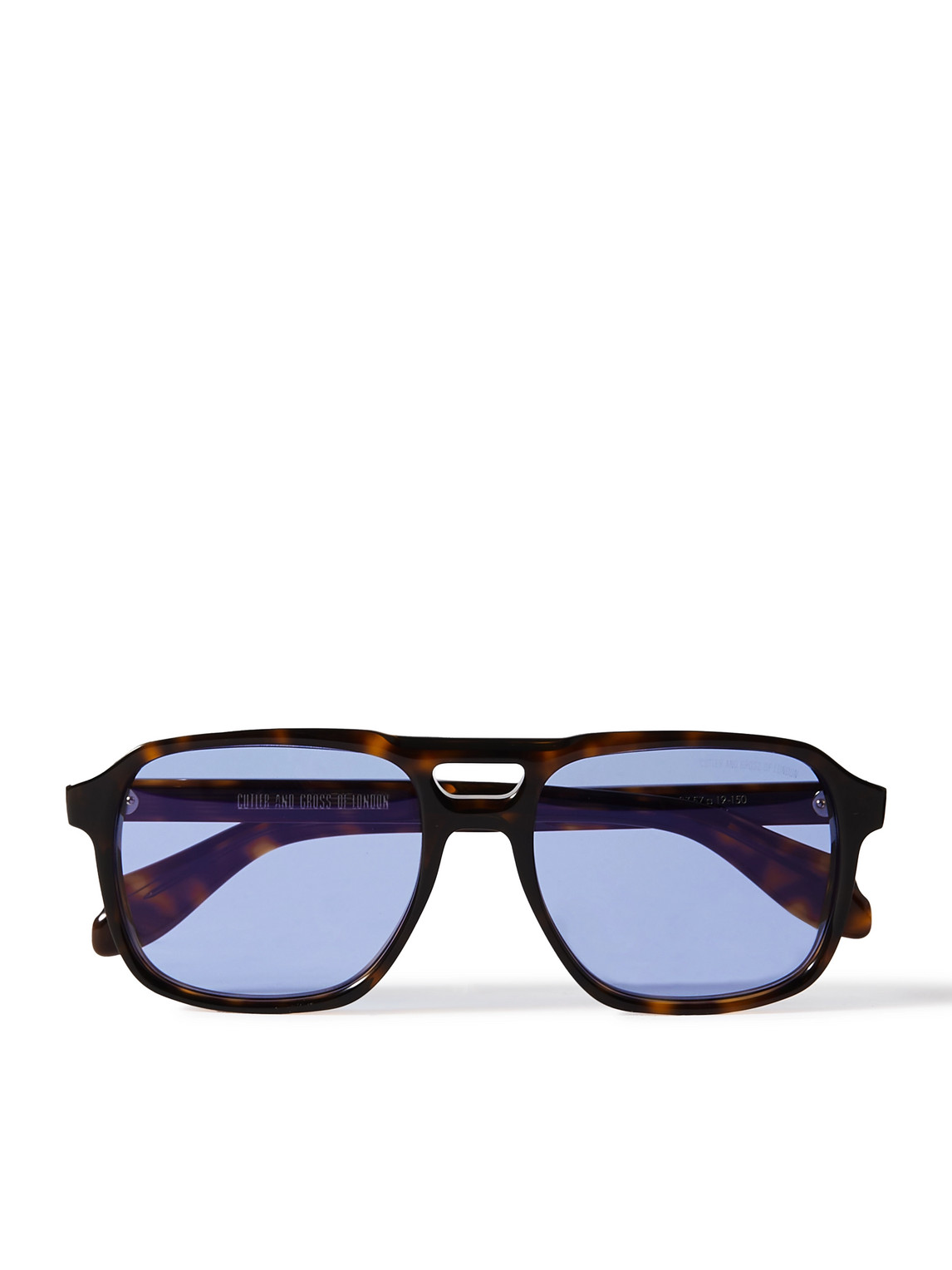 Cutler And Gross Aviator-style Tortoiseshell Acetate Sunglasses In Brown