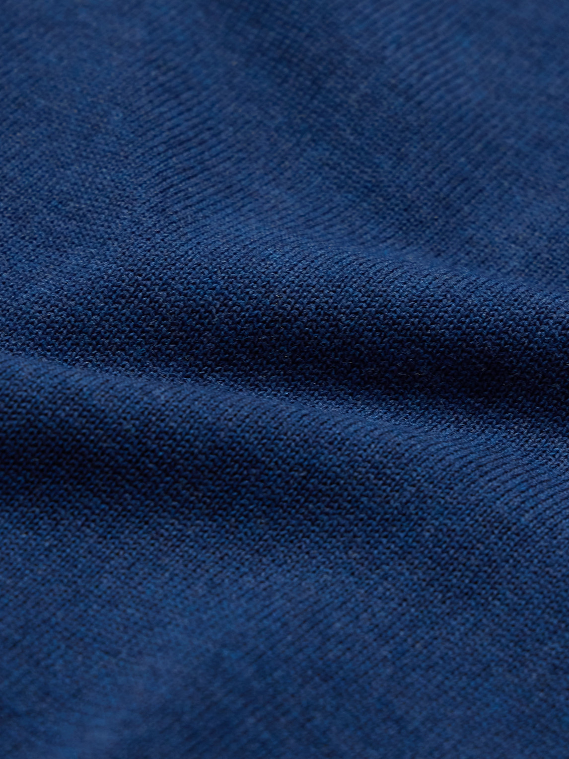 Shop Sid Mashburn Cotton Half-zip Sweater In Blue