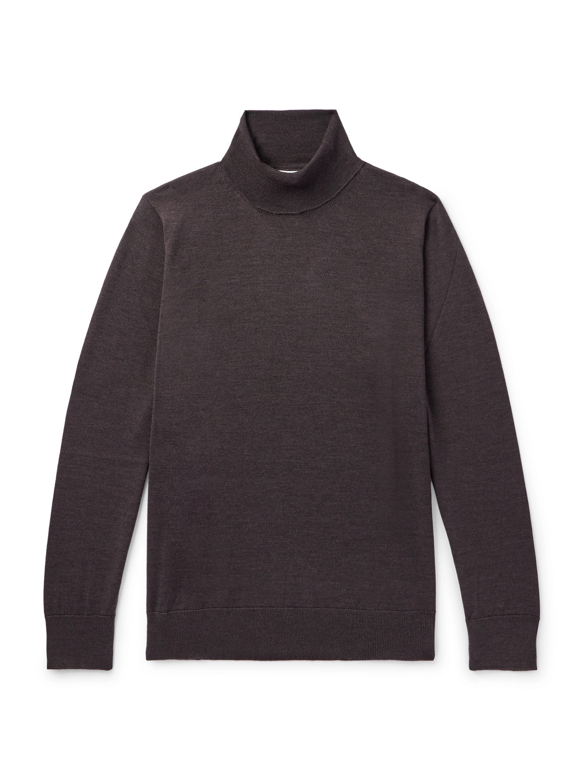 Wool, Silk and Cashmere-Blend Rollneck Sweater
