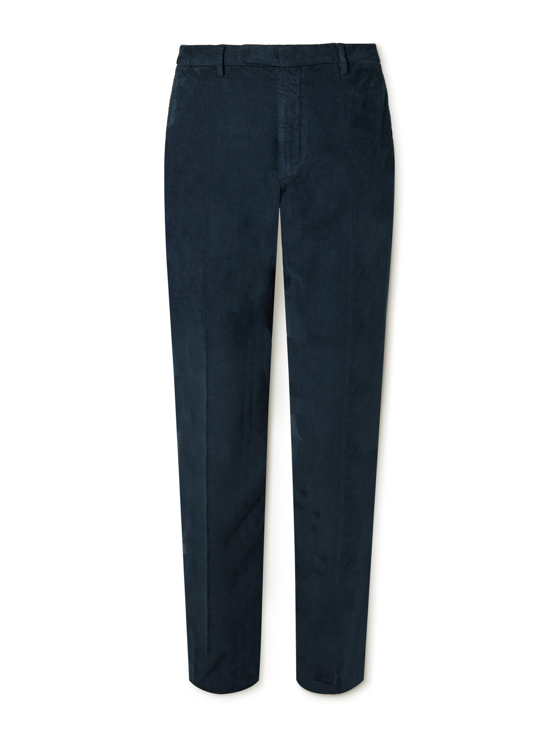 Boglioli Slim-fit Garment-dyed Cotton-blend Corduroy Suit Trousers In Blue