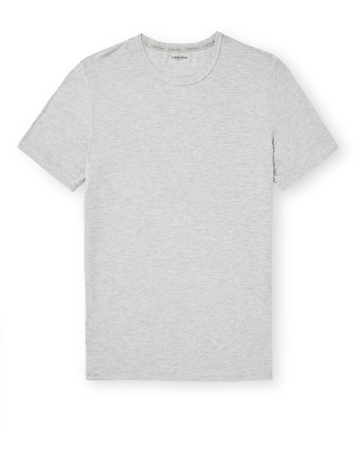 Calvin Klein Underwear Stretch-modal Jersey Pyjama T-shirt In Gray