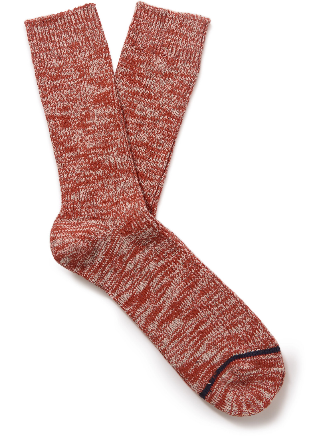 Nudie Jeans Knitted Socks In Red