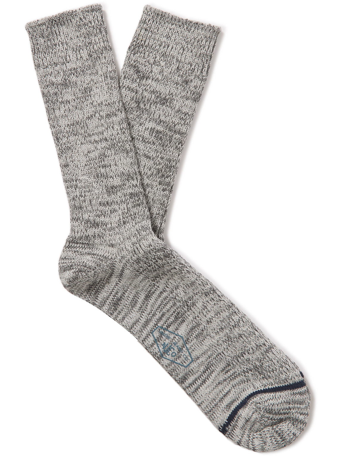 Nudie Jeans Knitted Socks In Gray