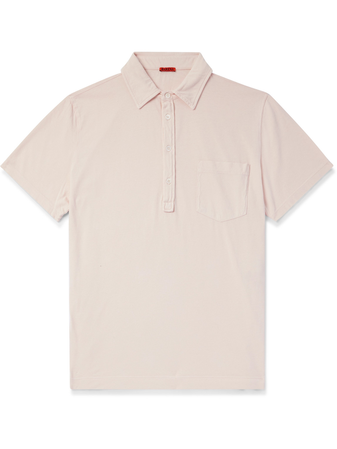 Barena Venezia Garment-dyed Supima Cotton-jersey Polo Shirt In White