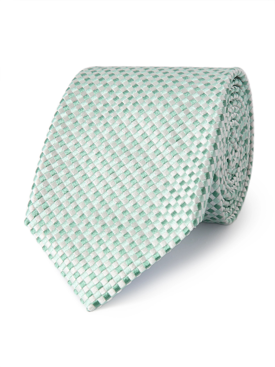 Richard James 8cm Silk-jacquard Tie In Green