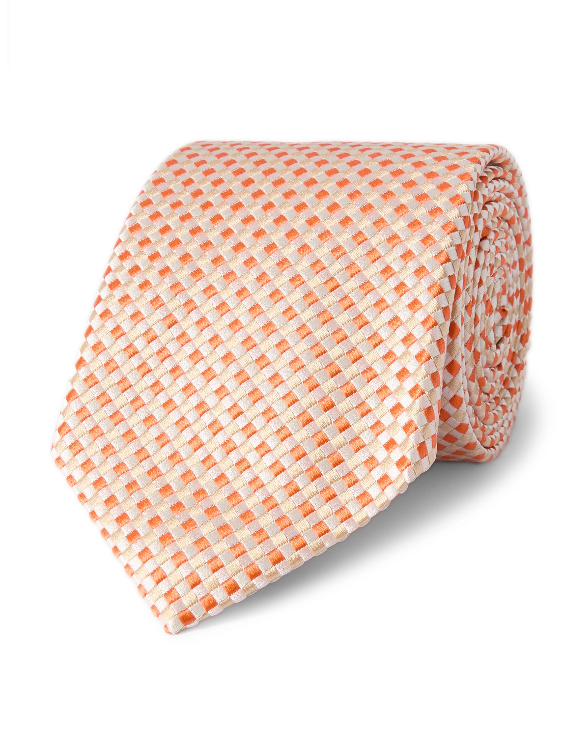 Richard James 8cm Silk-jacquard Tie In Orange