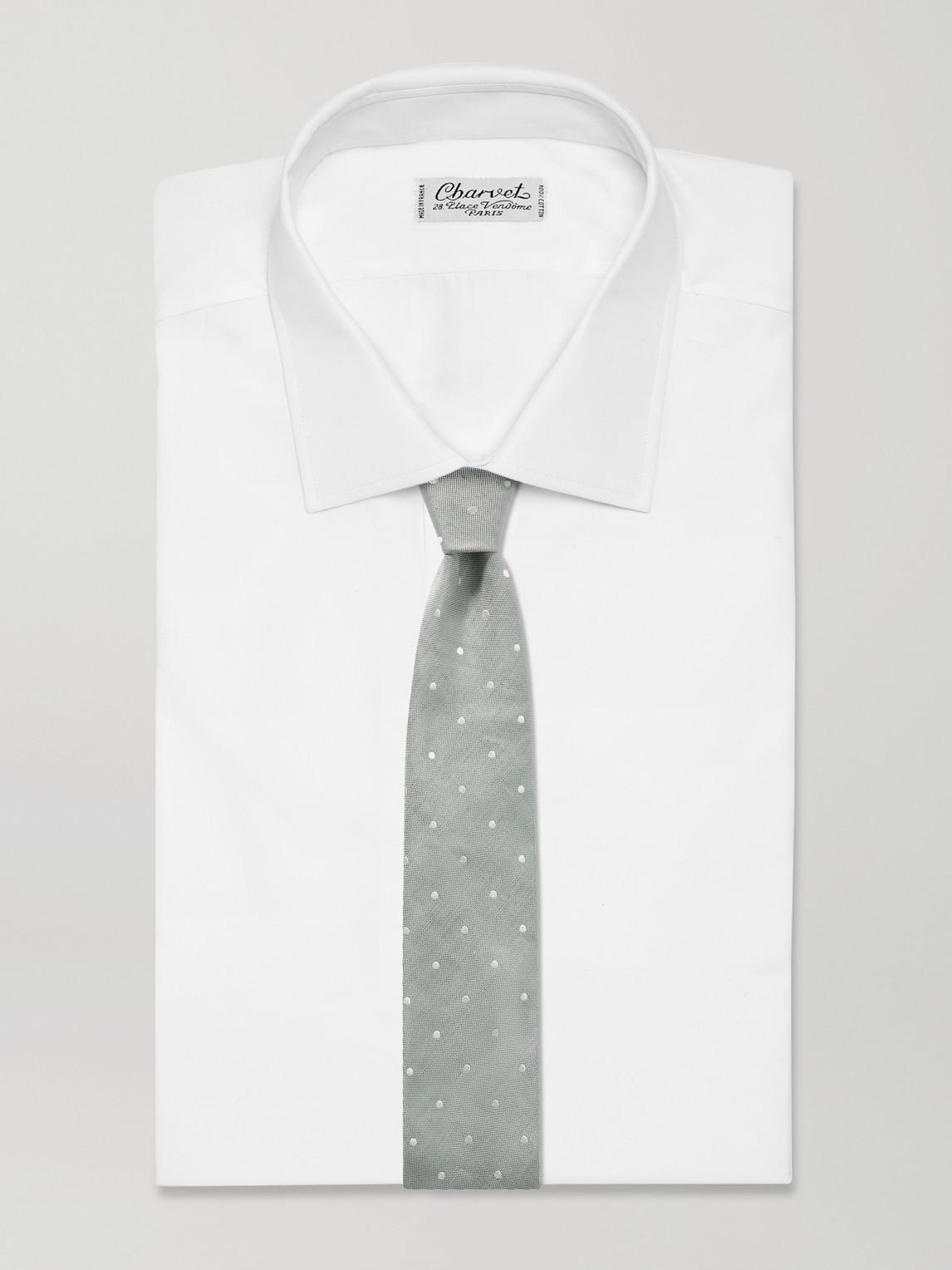 Shop Richard James 9cm Silk-jacquard Tie In Green