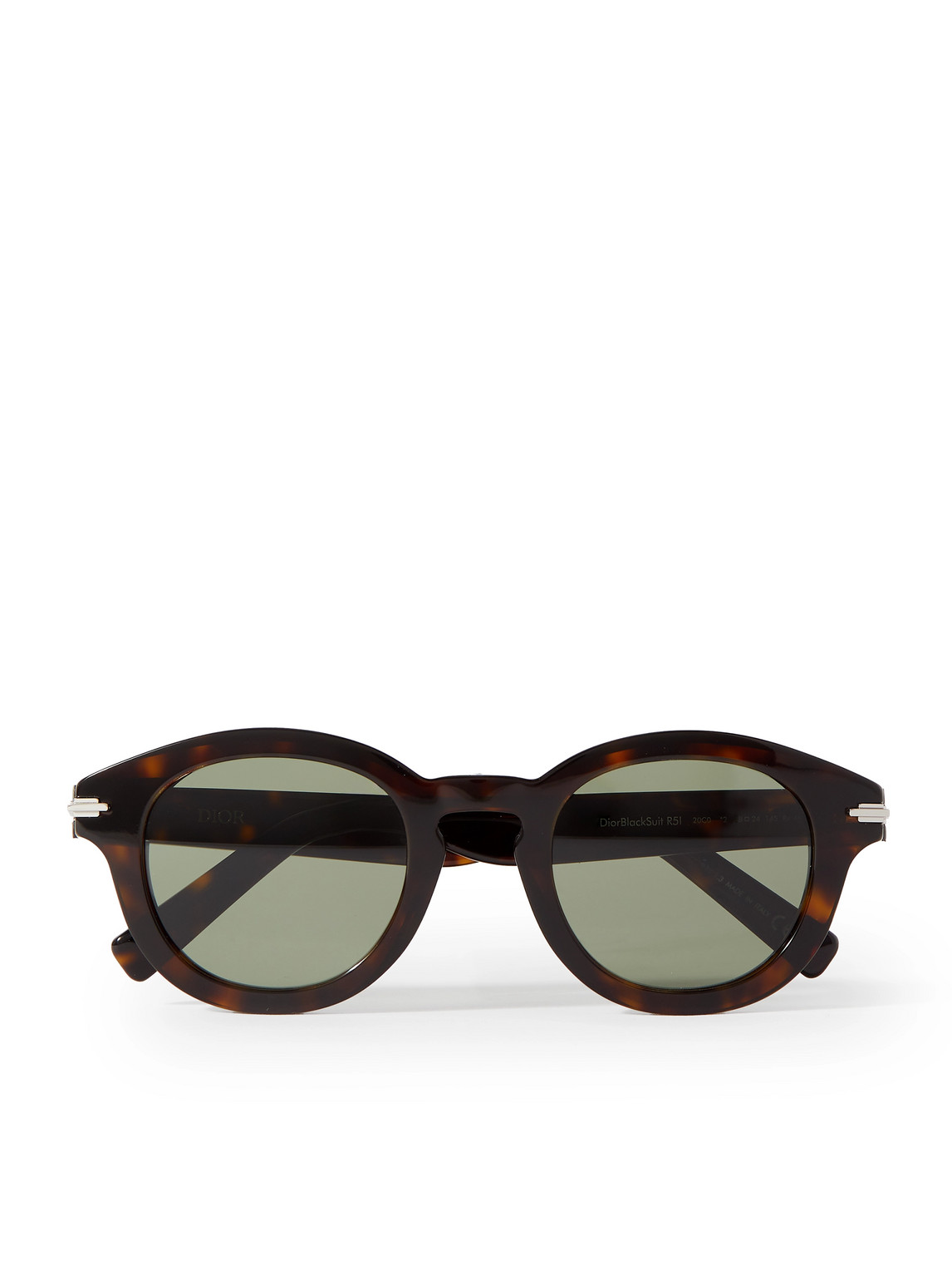 Shop Dior Blacksuit R5i Round-frame Acetate Sunglasses In Unknown
