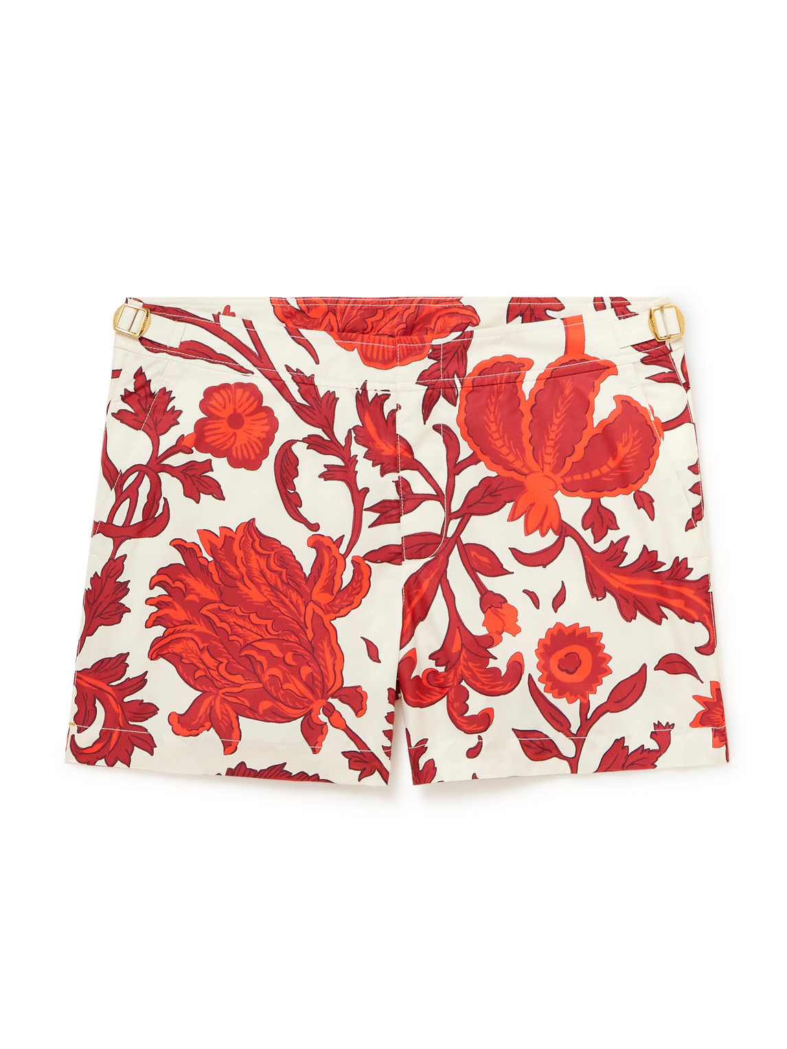 La DoubleJ Setter Straight-Leg Floral-Print Lyocell Swim Shorts
