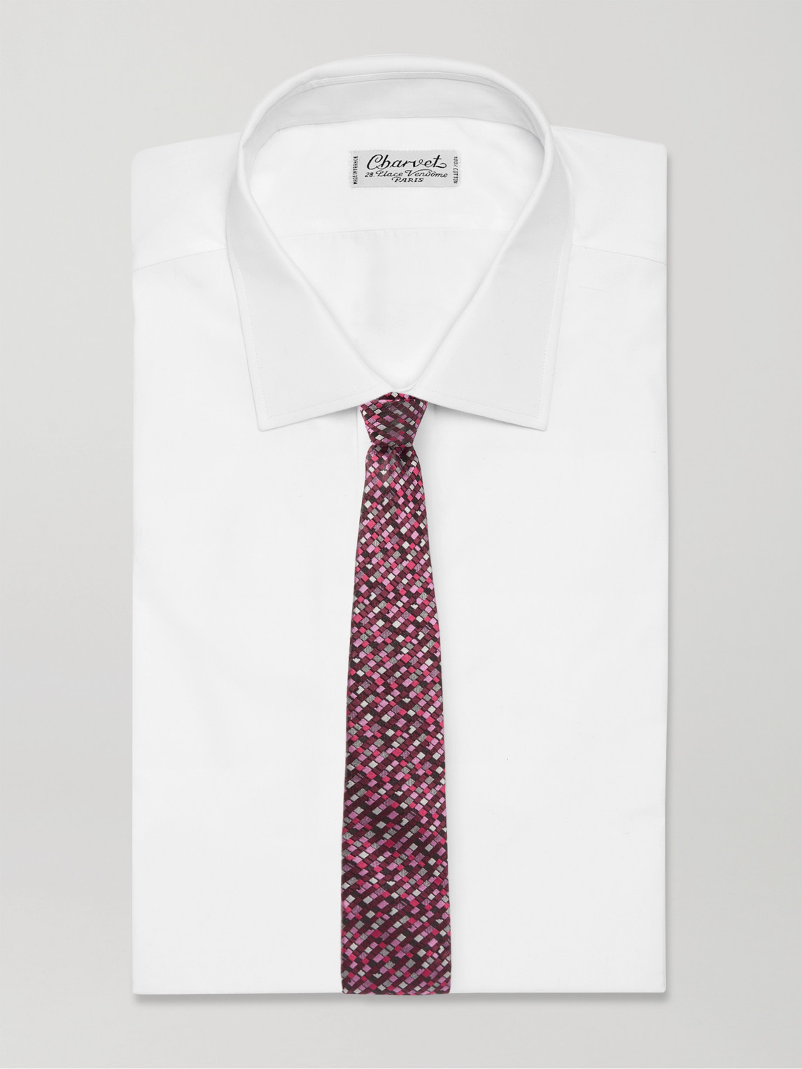Shop Missoni 7cm Silk-jacquard Tie In Pink