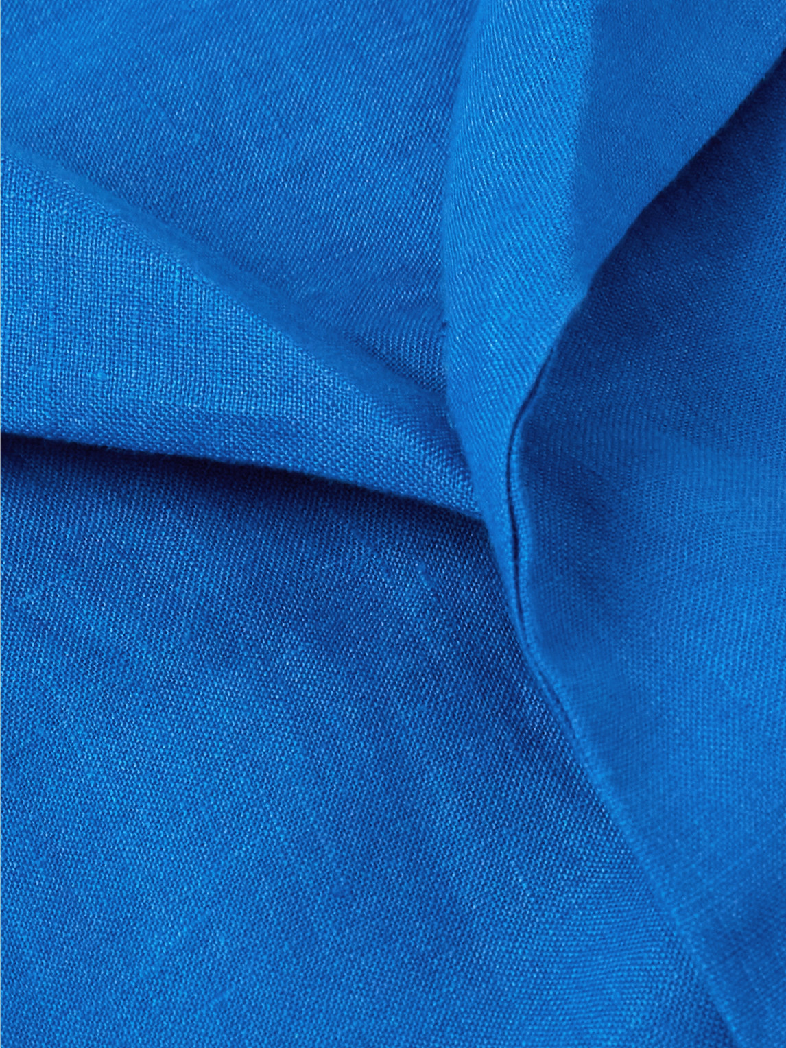 Shop Loewe Paula's Ibiza Convertible-collar Logo-embroidered Linen Shirt In Blue