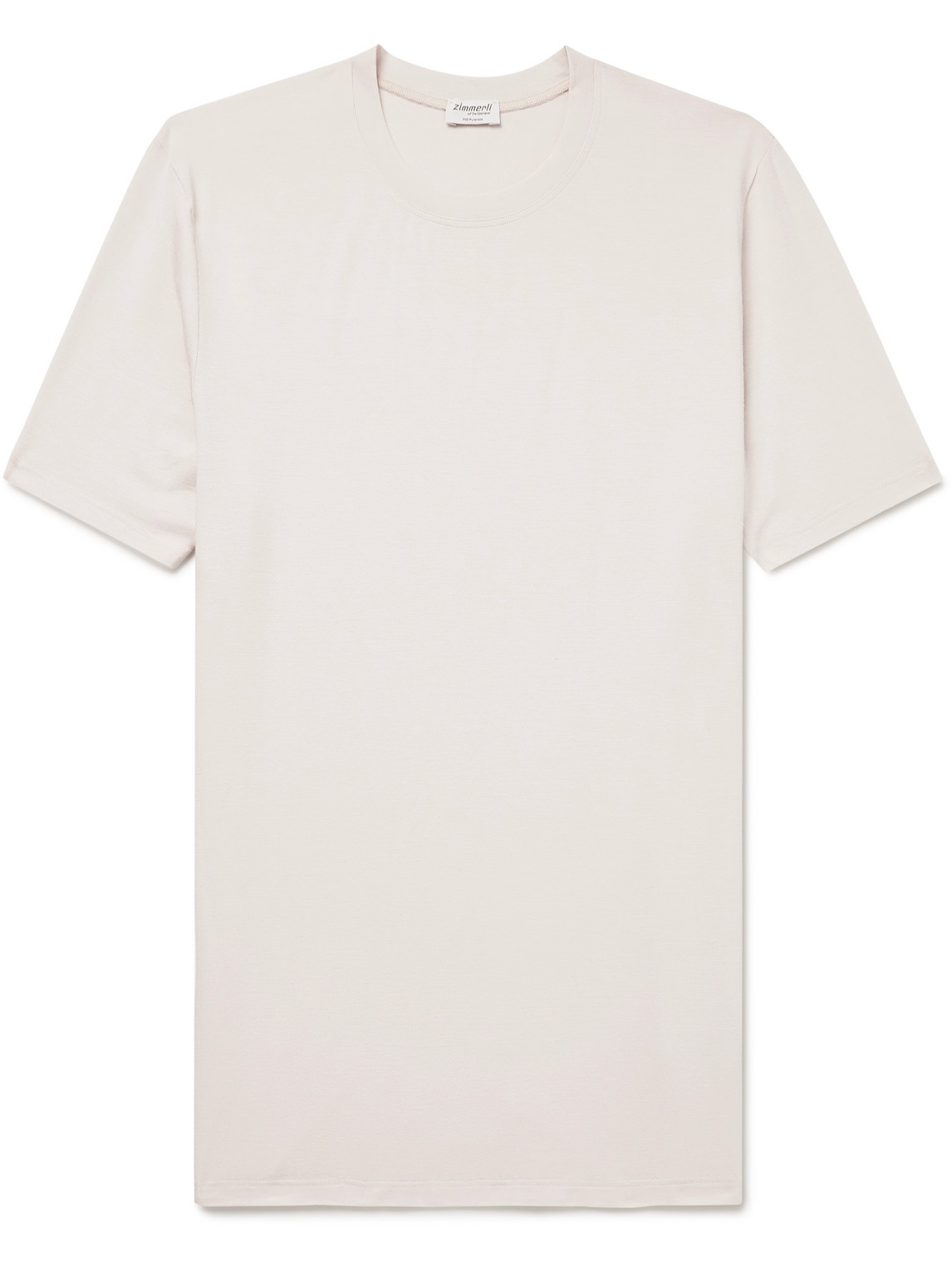 Shop Zimmerli Pureness Stretch-micro Modal T-shirt In Neutrals