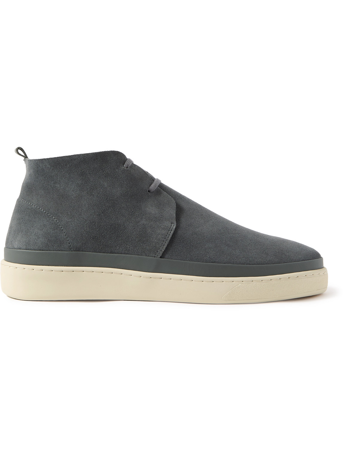 Mulo Suede Chukka Boots In Gray