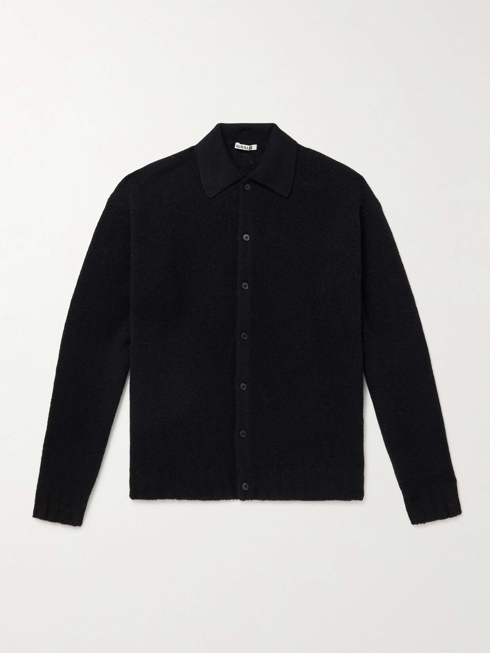 AURALEE Cropped Shetland Wool and Cashmere-Blend Cardigan for Men | MR  PORTER