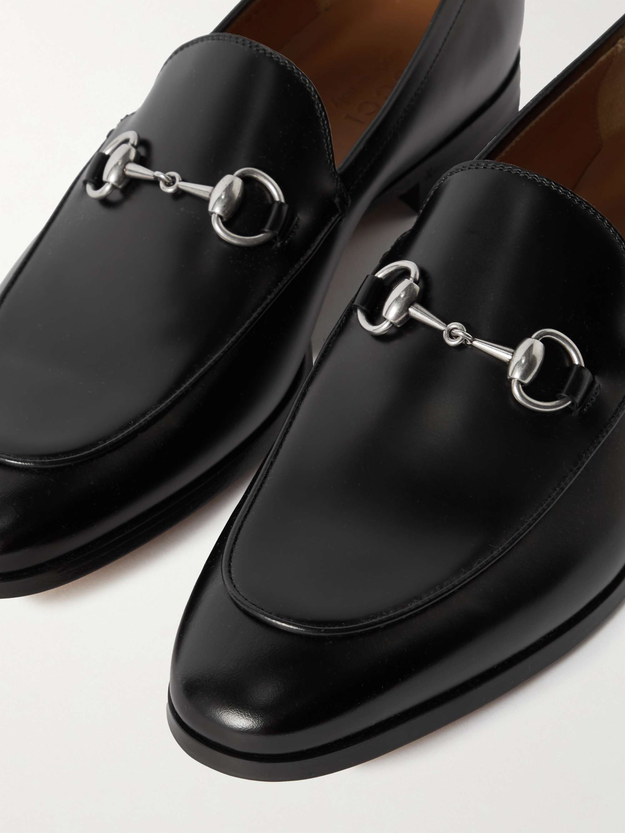 Gucci loafers silver buckle on sale