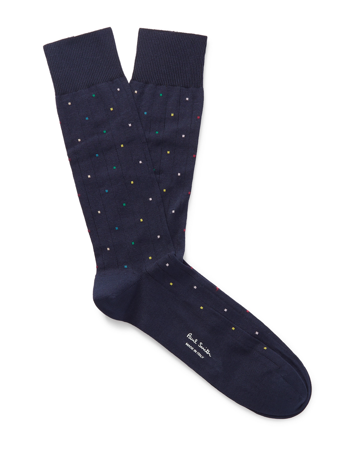 Paul Smith Polka-dot Ankle Socks In Blue