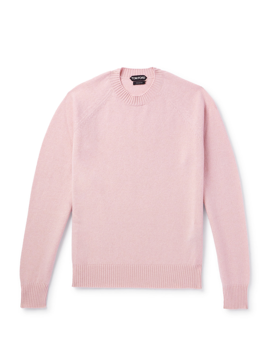 Tom Ford Wool And Cashmere-blend Sweater In Pink