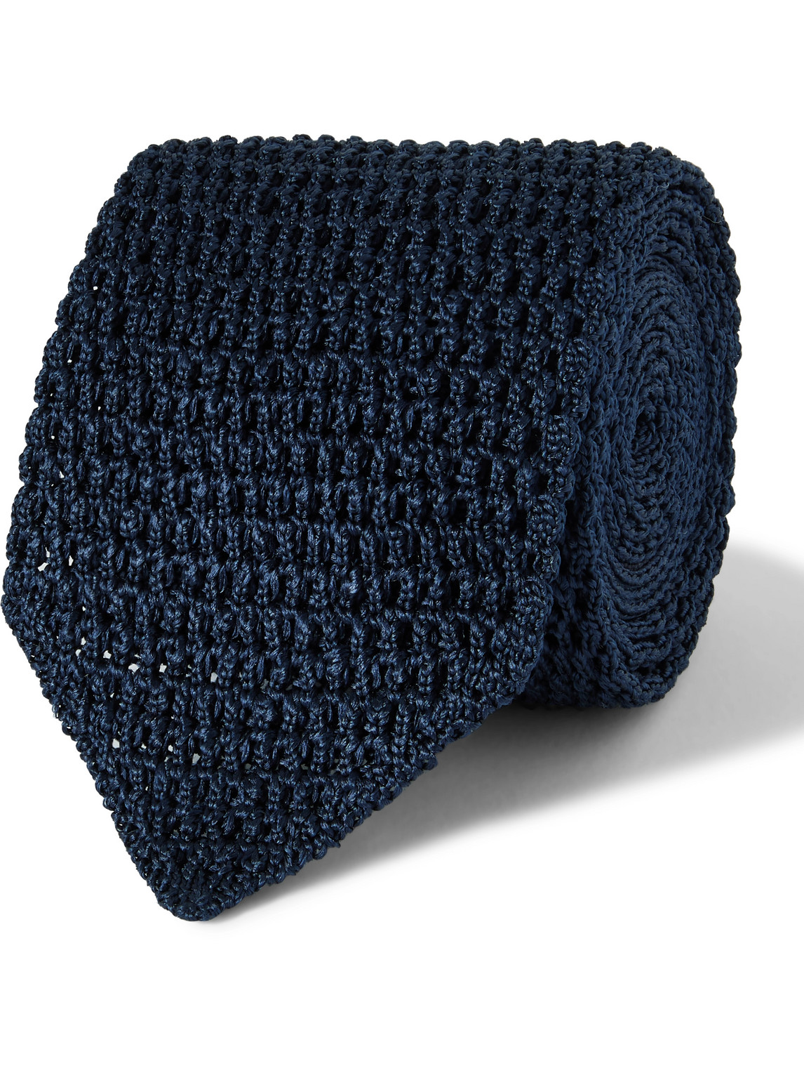 7cm Knitted Silk Tie