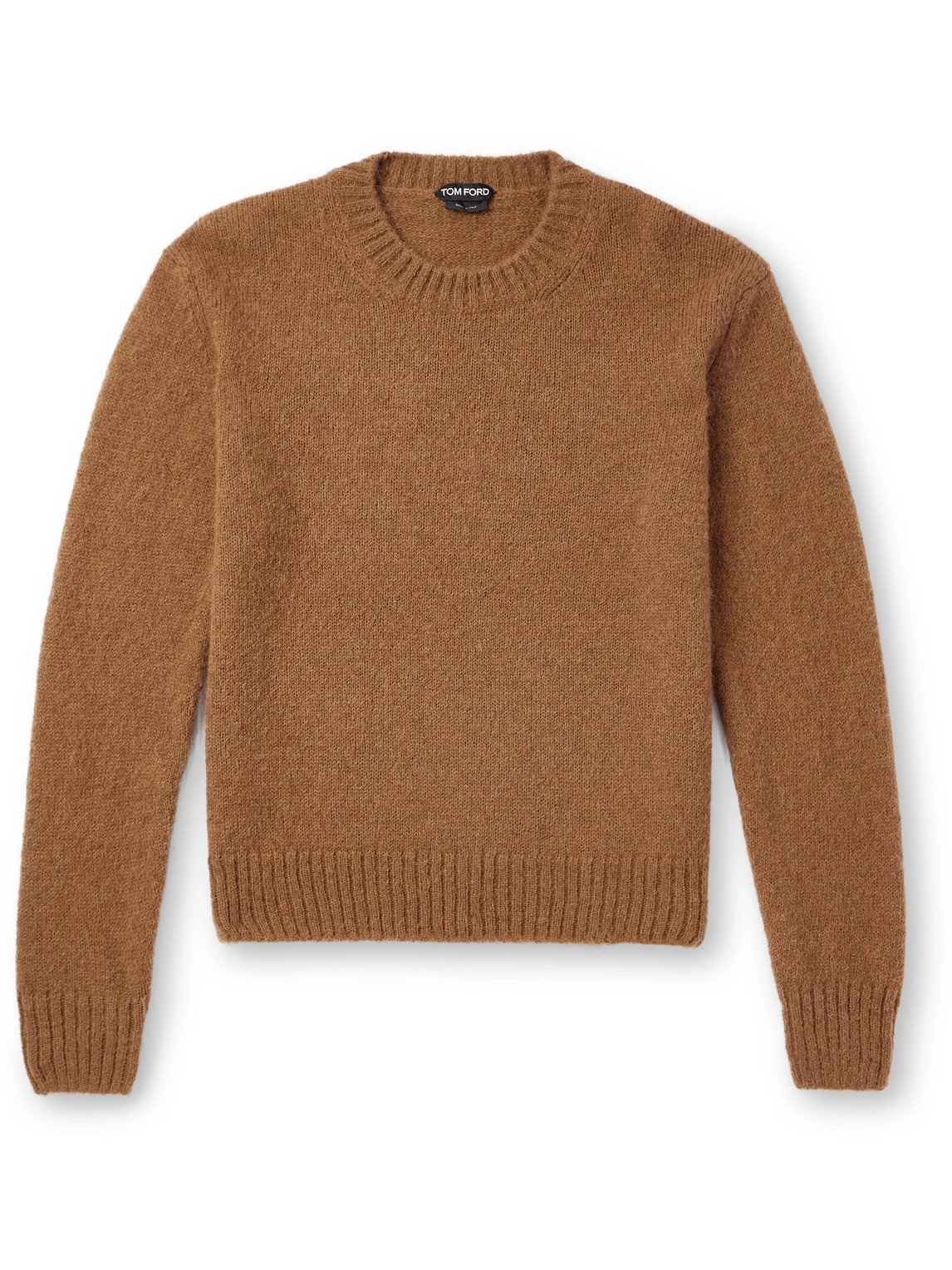 Tom Ford Alpaca-blend Sweater In Brown