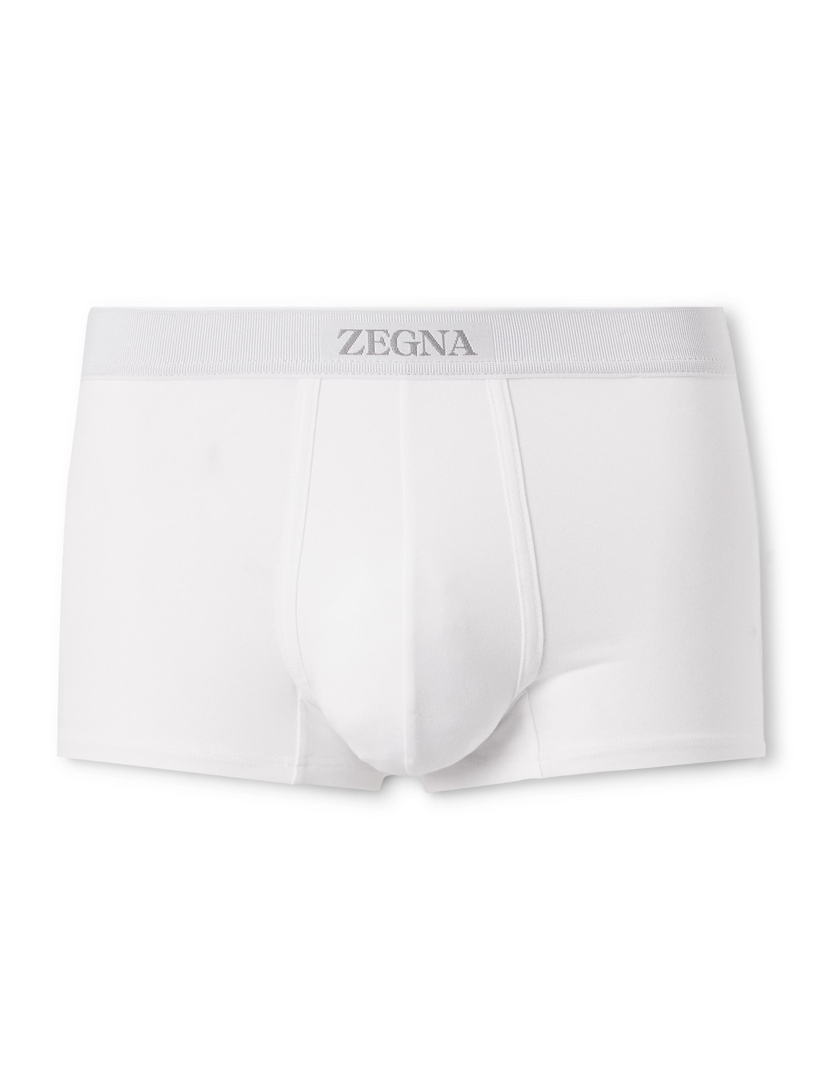 Zegna Stretch-cotton Boxer Briefs In White