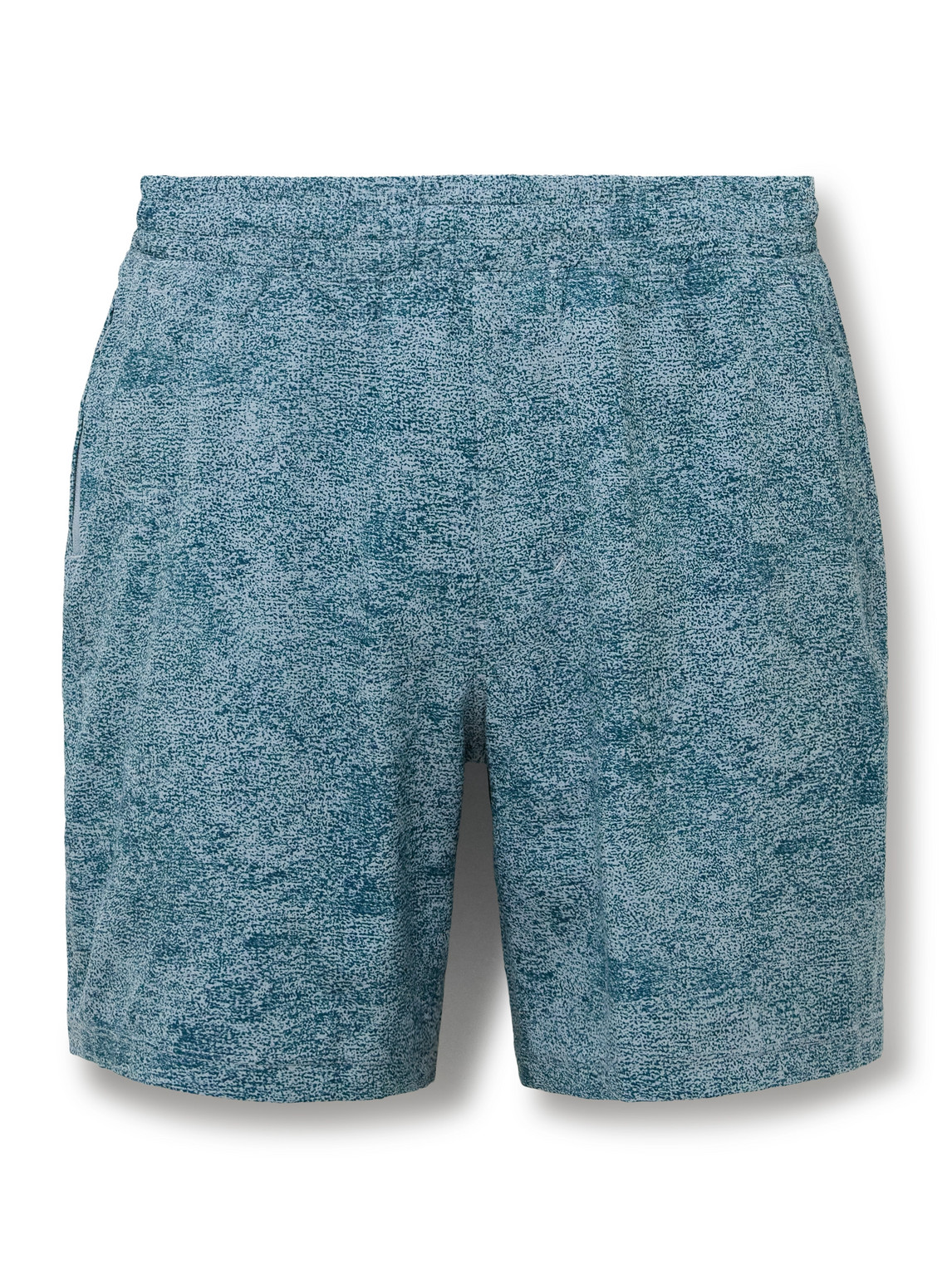 Pace Breaker 7&quot; Straight-Leg Mesh-Trimmed Printed Recycled-Swift&trade; Shorts